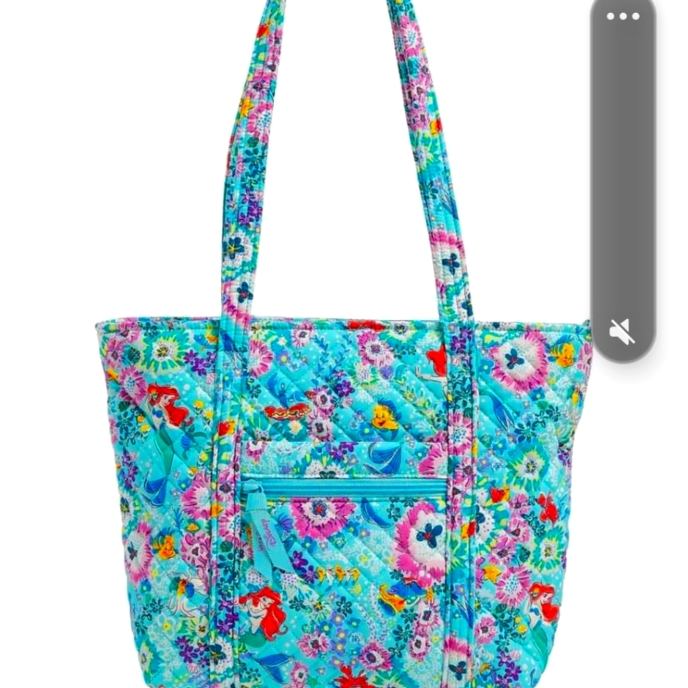 Limited edition vera bradley little mermaid large tote